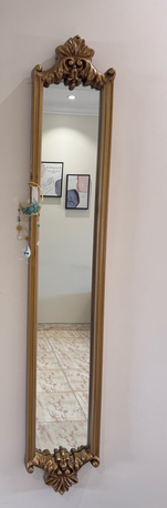 Riyadh, Furniture, SAR 250,  Home Centre Designer Slim Wall Mirror &ndash; Modern Aesthetic
