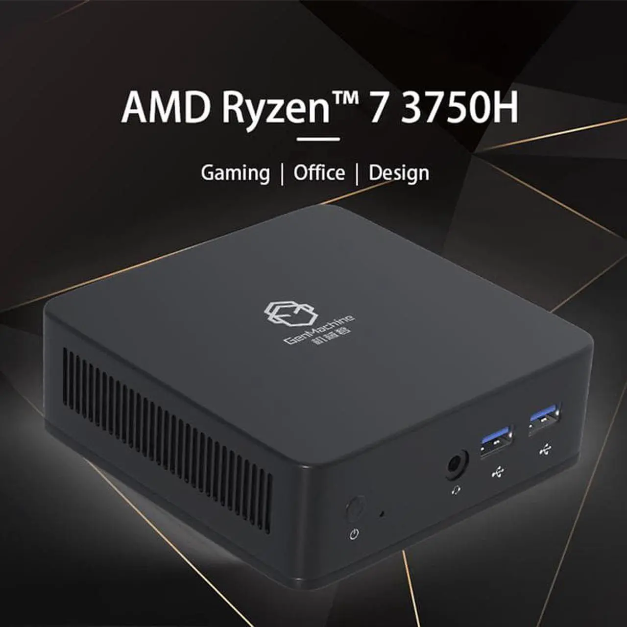Al Ghubayrah, Computers, SAR 1199,  GenMachine Mini PC AMD Ryzen7 3750H Vega10 Desktop M.2 NVME 256G DDR4 4G*2