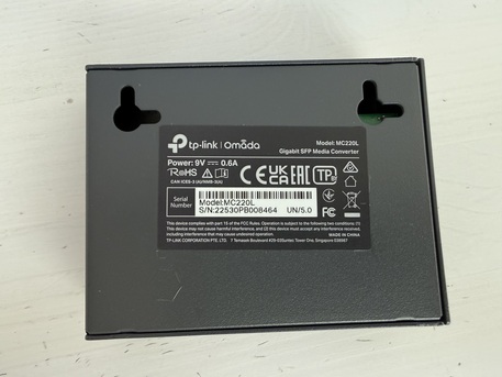 Dammam, Electronics, SAR 65,  TP-Link MC220L RJ45 To Sfp Slot Supporting Mini Gbic Modules (1000m)