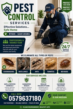 Riyadh, Pest Control, PEST CONTROL SERVICES Effective Solutions&hellip; Safe Home