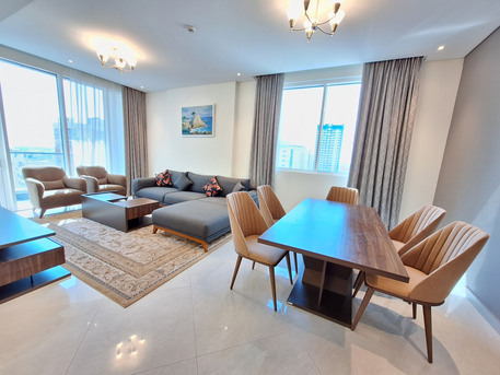 Juffair, Apartments, Flats, Houses & Villas, BHD 550/month,  Furnished,  3 BR,  140 Sq. Meter,  | Classy Finishing | Balcony | Great Facilities | Near Ramez Mall Juffair
