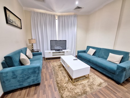Juffair, Apartments, Flats, Houses & Villas, BHD 300/month,  Furnished,  2 BR,  120 Sq. Meter,  Family Building | Gas Connection | Wifi & H/k Services | Open Or Closed Kitchen
