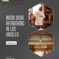San Marino Exterior Wood Door Restoration