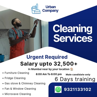 Mumbai, Jobs, Urban Company Cleaning Services