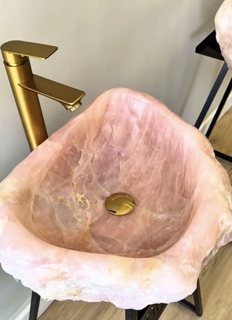 Dubai, Furniture, AED 5300,  Premium Wash Basin Quartz Rock Natural Sink Vessel Bowl