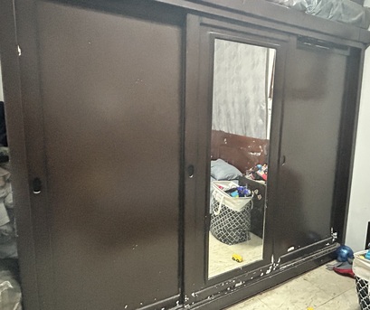 Khobar, Household Items, SAR 700,  King Size Bedroom Set With Mattress And Room Partition For Sale