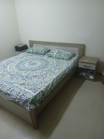 Khobar, Furniture, SAR 1400,  Hkmebox Super King Size Double Bed With Mattress And Dressing Table