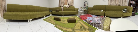 Jubail, Furniture, SAR 450,  15 Seater Sofa And Book Shelf