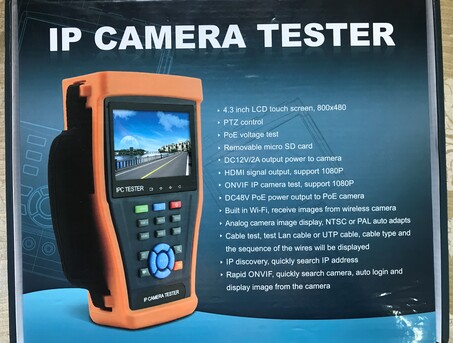 Al Sharafeyah, Tools, SAR 875,  CCTV IP Camera Tester 5 In 1, PoE Out, IP & AHD, TVI, CVI Cameras, Touch Screen, Excellent