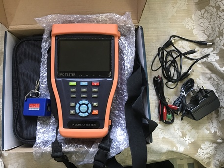 Al Sharafeyah, Tools, SAR 875,  CCTV IP Camera Tester 5 In 1, PoE Out, IP & AHD, TVI, CVI Cameras, Touch Screen, Excellent