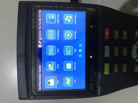 Al Sharafeyah, Tools, SAR 875,  CCTV IP Camera Tester 5 In 1, PoE Out, IP & AHD, TVI, CVI Cameras, Touch Screen, Excellent