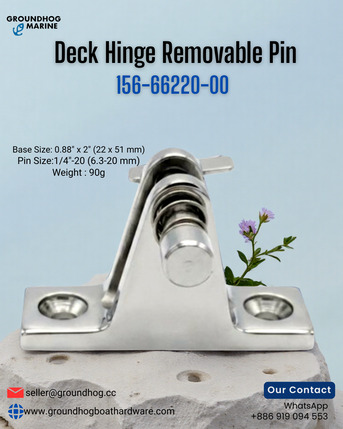 Auckland, Boats, Deck Hinge Removable Pin &ndash;156-66220-00