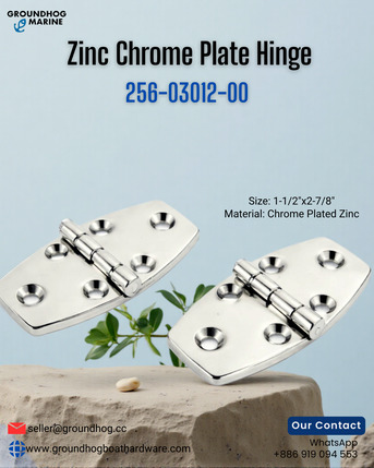 Auckland, Boats, Zinc Chrome Plate Hinge &ndash; 256-03012-00