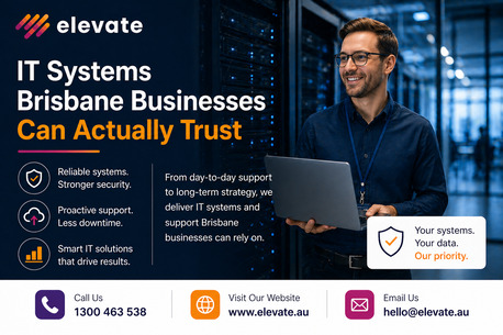 Brisbane, Technical, IT Systems Brisbane Businesses Can Actually Trust | Elevate