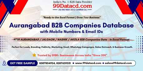 New Delhi, Business, Get 9000+ Aurangabad Companies Database With Contact Details