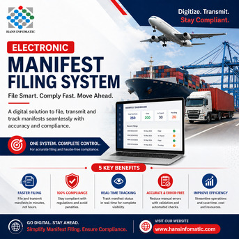 Ahmedabad, Logistics, Automate Electronic Manifest Filing & Avoid Costly Delays Instantly