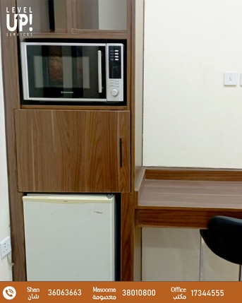 Muharraq, Apartments, Flats, Houses & Villas, BHD 140/month,  Furnished,  Studio,  30 Sq. Meter,  Studio Flat For Rent With Furniture And EWA, Muharraq, REF - A009