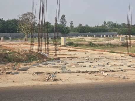Hyderabad, Residential Plots, INR 28999,  220 Sq. Yard,  Hmda & Rera Aproved Open Villa Plots For Sale At Maheshwaram 100 Ft Road Facing