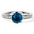 USD 1651,  Grab Solitaire Engagement Ring 0.70cttw Blue Gem Ring