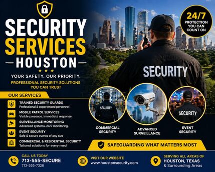 Houston, Security, Security Services Houston &ndash; 24/7 Reliable Protection For Business & Property