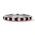 USD 2965,  Buy Ruby Wedding Band Stylish Ruby Ring Best Price