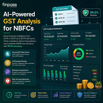 New Delhi, Software, AI Powered GST Return Analysis For MSME Loan Decision Making