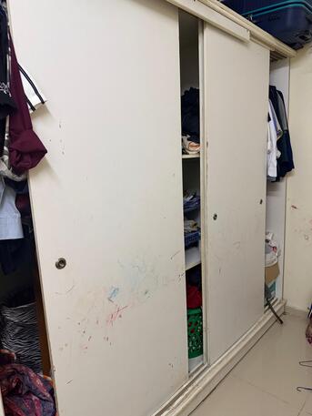Dammam, Furniture, SAR 300,  Bed Set And Cupboard 3 Door