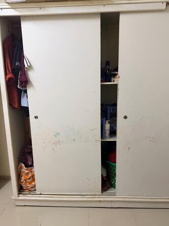 Dammam, Furniture, SAR 300,  Bed Set And Cupboard 3 Door