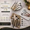 USD 39,  Luxury Flatware Sets For 8 For Modern Homes - Inox Artisans