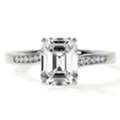 USD 1492,  Order Emerald Cut Diamond Engagement Ring 1.61cttw Now