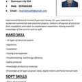 Sr. Electrician/Electrical Foreman