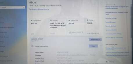 Riffa, Computers, BHD 40,  AMD ACER Radeon Laptop 8GBRAM 345GBStorage 15.6Inches 3 Months Warranty