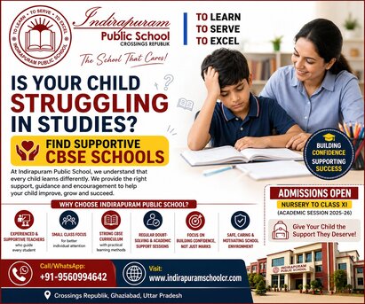 Ghaziabad, Education, Is Your Child Struggling In Studies? Find Supportive CBSE Schools