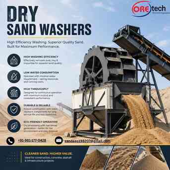 Faridabad, Wholesale Products, Advanced Dry Sand Washers In India