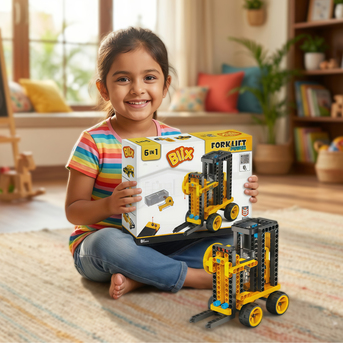 Mumbai, Toys & Games, INR 1999,  FORKLIFT POWER &ndash; MOTORIZED STEM FORKLIFT CONSTRUCTION KIT FOR KIDS 8+
