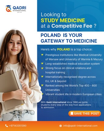 Dubai, Education, Study Medicine In Poland With Qadri International
