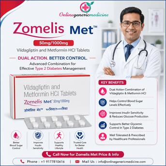 New York, Health, Buy Zomelis Met (Vildagliptin + Metformin) In Affordable Price At OnlinegGenericMedicine