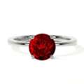 USD 2094,  Premium 1.06 Cts AA Quality Round Ruby Ring For Sale At GemsNY