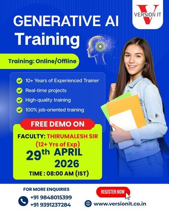Hyderabad, Education, Python With Generative AI Training Hyderabad