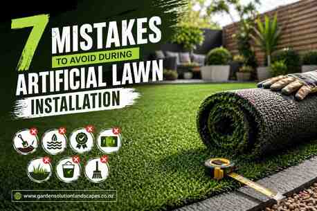 Auckland, Farm/Garden, 7 Mistakes To Avoid During Artificial Lawn Installation