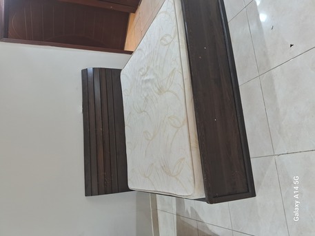 Jeddah, Furniture, SAR 300,  QUEEN SIZE BED WITH MATRESS FOR SALE-0539599336