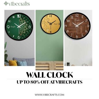 Noida, Household Items, INR 4449,  Stylish Wall Clock For Modern Homes