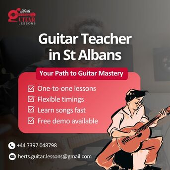London, Lessons Offered, Guitar Teacher In St Albans For Beginners And Adults 2026