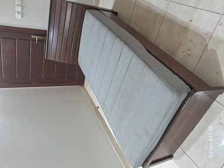 Jeddah, Furniture, SAR 100,  SINGLE BED WITH MATTRESS FOR SALE-100SAR-0539599336