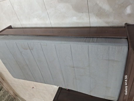 Jeddah, Furniture, SAR 100,  SINGLE BED WITH MATTRESS FOR SALE-100SAR-0539599336