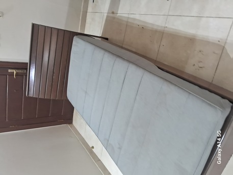Jeddah, Furniture, SAR 100,  SINGLE BED WITH MATTRESS FOR SALE-100SAR-0539599336
