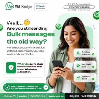 Dubai, Marketing, WhatsApp Business API For UAE | Automate & Grow Your Sales - WABridge