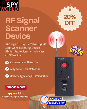 New Delhi, Electronics, INR 3999,  Anti Spy Detector For RF Signal Scanner Device, Camera, Bug, GPS Tracker, Security Camera