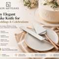 USD 31,  Buy Elegant Cake Knife For Weddings & Celebrations | Inox Artisans