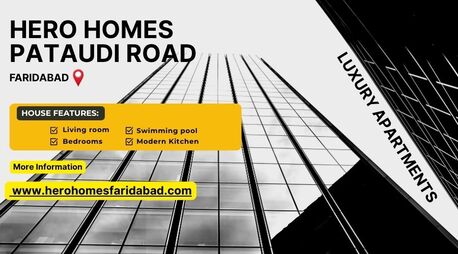 Faridabad, Real Estate For Sale, 2 BR,  Hero Homes Faridabad &ndash; A New Address Of Elegance
